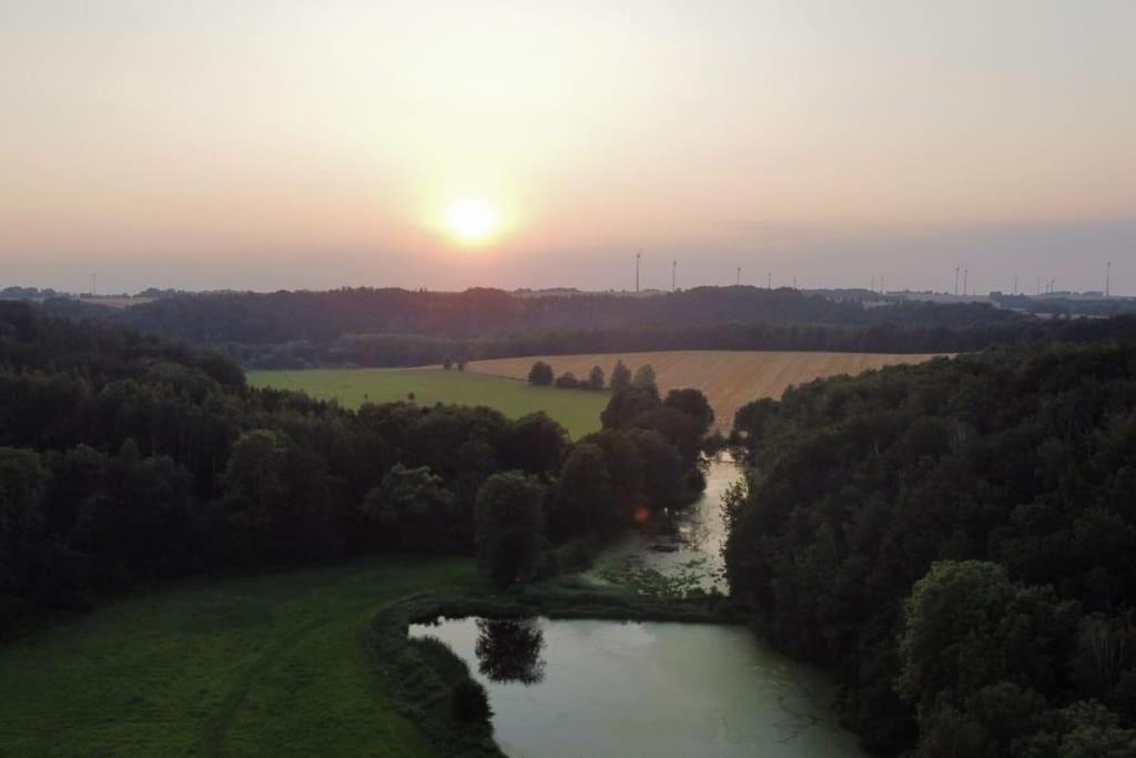 Wald-Apartment Limbach-Oberfrohna Bagian luar foto