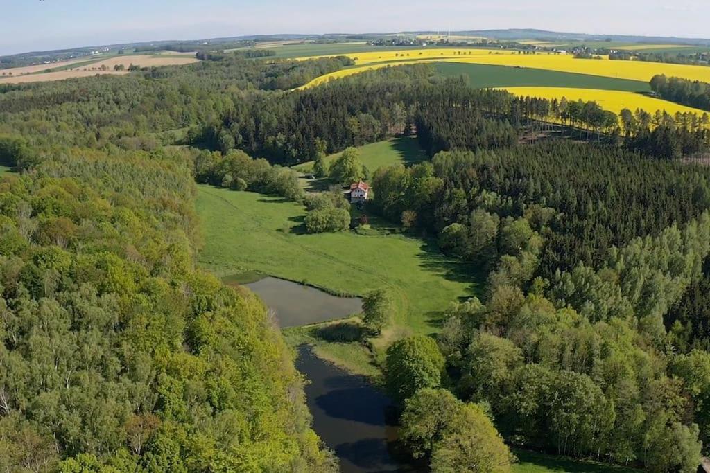 Wald-Apartment Limbach-Oberfrohna Bagian luar foto