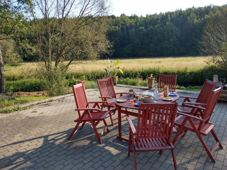 Wald-Apartment Limbach-Oberfrohna Bagian luar foto